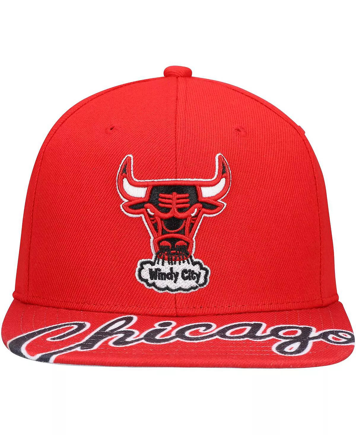 [6HSSMM21036-CBURED1] MENS NBA CHICAGO BULLS SWINGMAN POP SNAPBACK