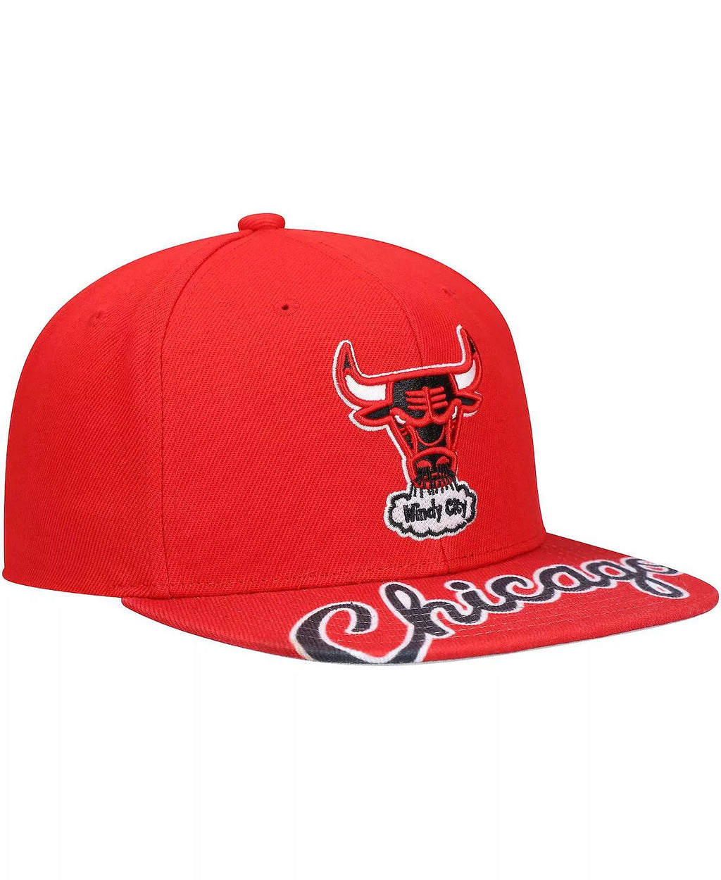 [6HSSMM21036-CBURED1] MENS NBA CHICAGO BULLS SWINGMAN POP SNAPBACK