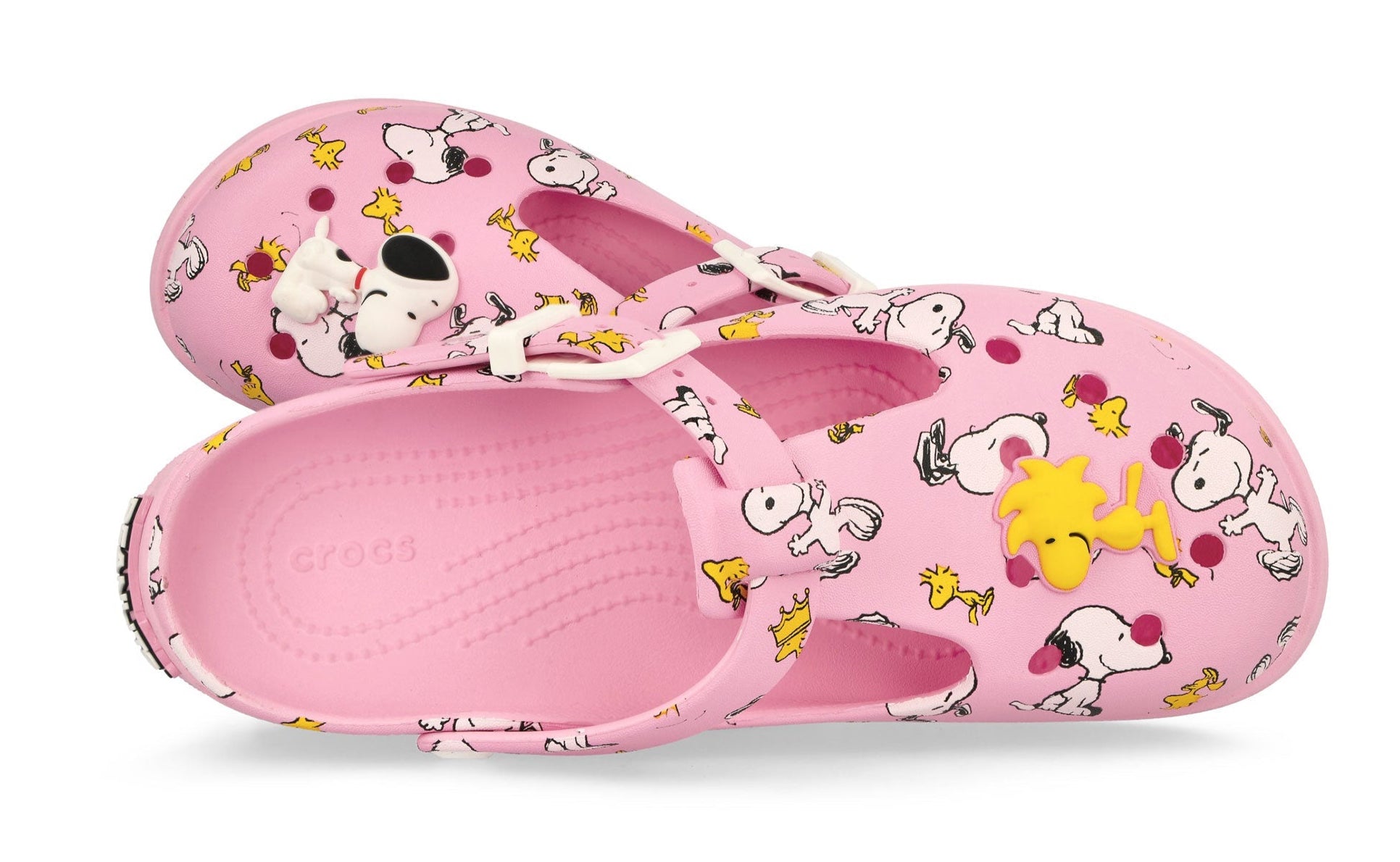 [211130-90H] Unisex Crocs Mary Jane Clog 'Peanuts Snoopy and Woodstock'