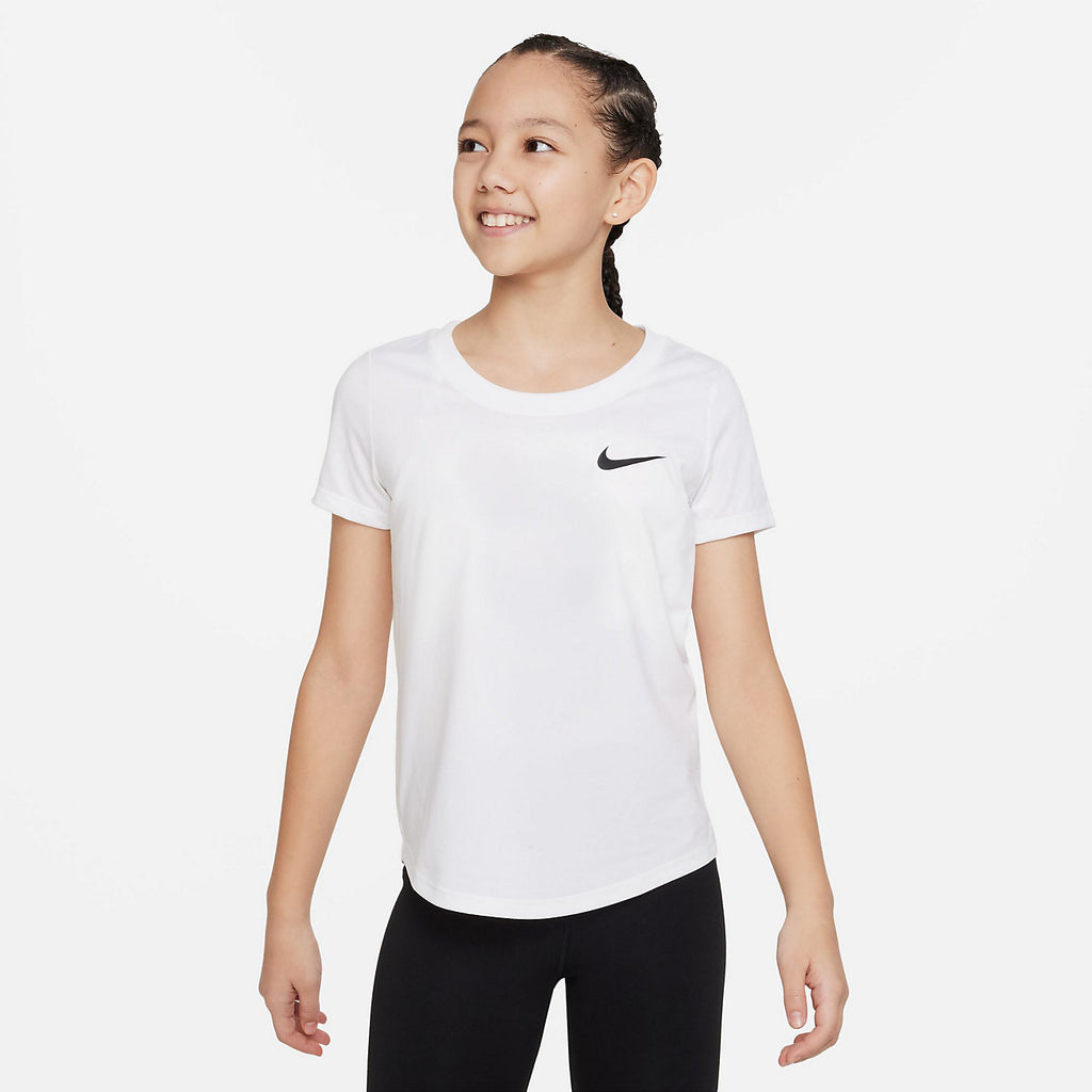 [DZ3581-100] Youth Nike DRI-FIT SCOOP ESSENTIAL T-SHIRT