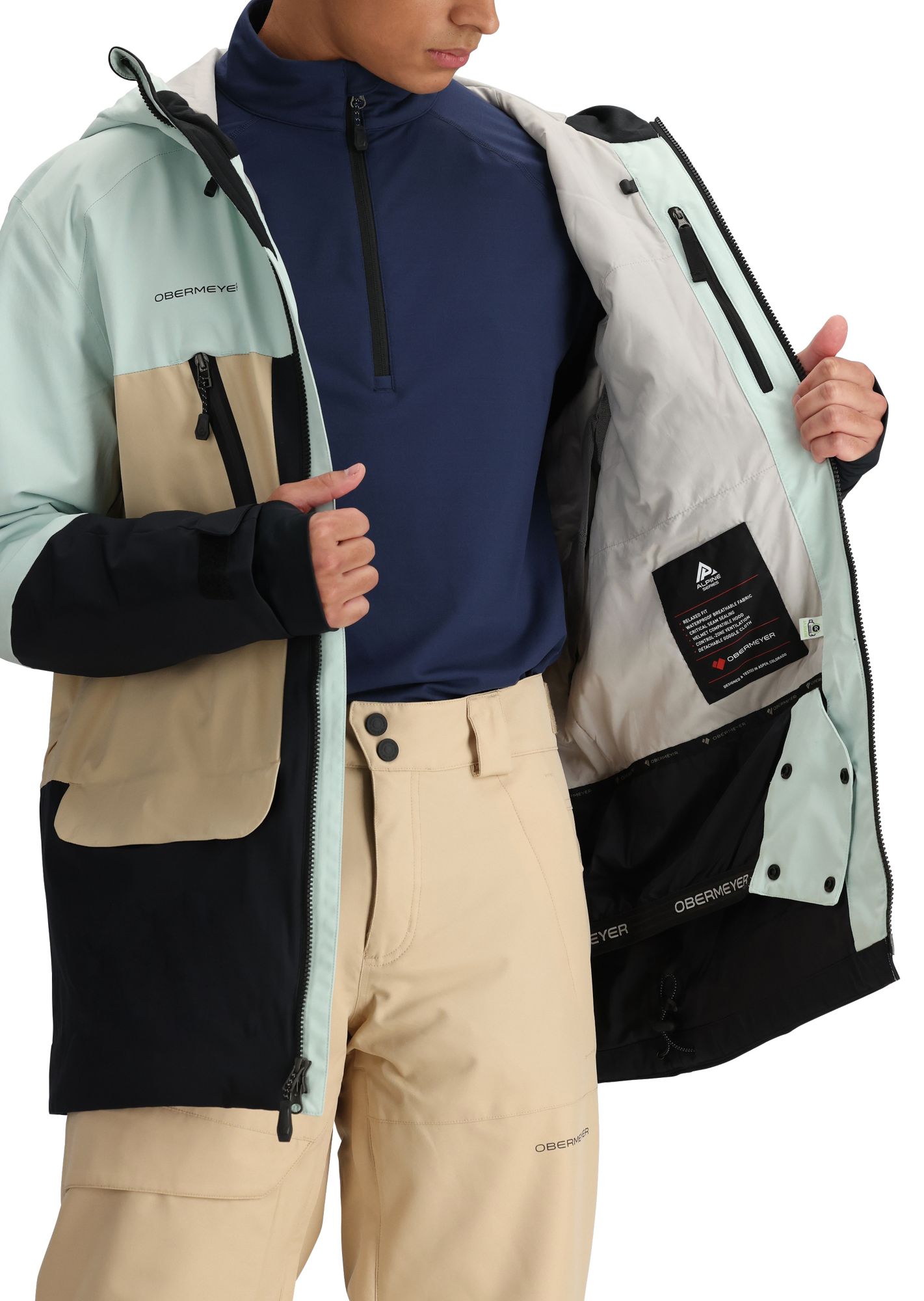 [21138-24078] MENS OBERMEYER CIRQUE WATERPROOF JACKET