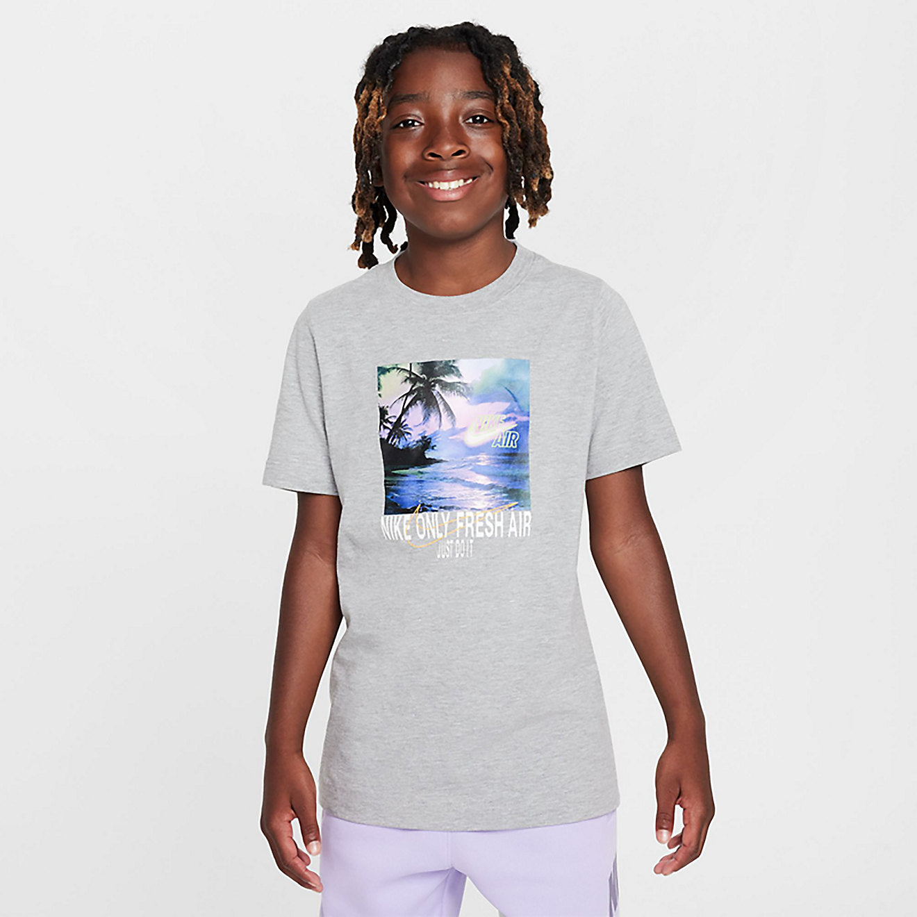 [HQ2650-063] YOUTH NIKE SPORTSWEAR FRESH AIR T-SHIRT