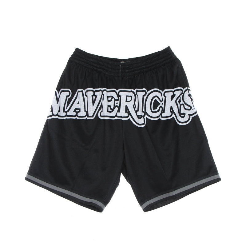MENS MITCHELL & NESS NBA BIG FACE 3.0 FASHION SHORTS MAVERICKS