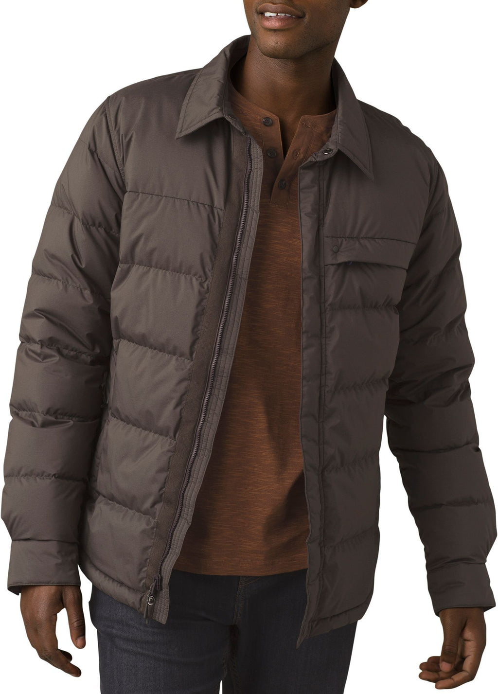 [1961921-BOH] MENS PRANA PINCHOT SHIRT WATER REPELLENT STANDARD FIT JACKET