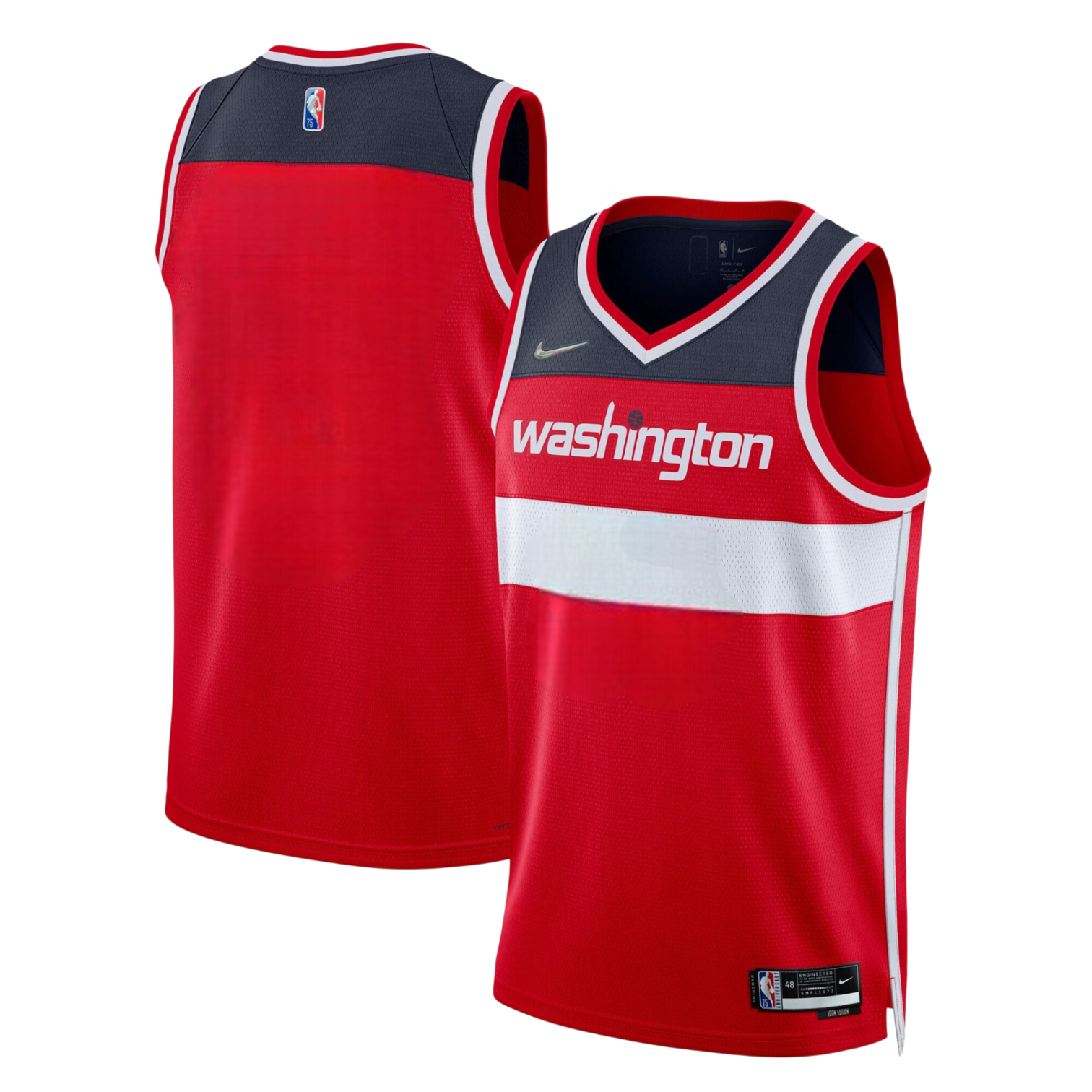 [DN2634-657] MENS NIKE NBA WASHINGTON WIZARDS 2021/22 DIAMOND ICON SWINGMAN JERSEY