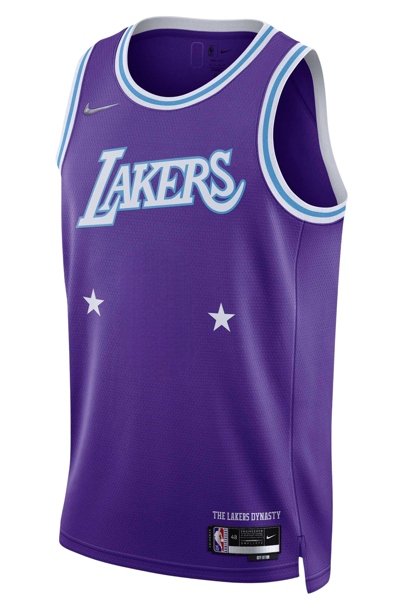 [DB4067-504] MENS NIKE NBA LA LAKERS 2021-22 75TH CITY SWINGMAN JERSEY