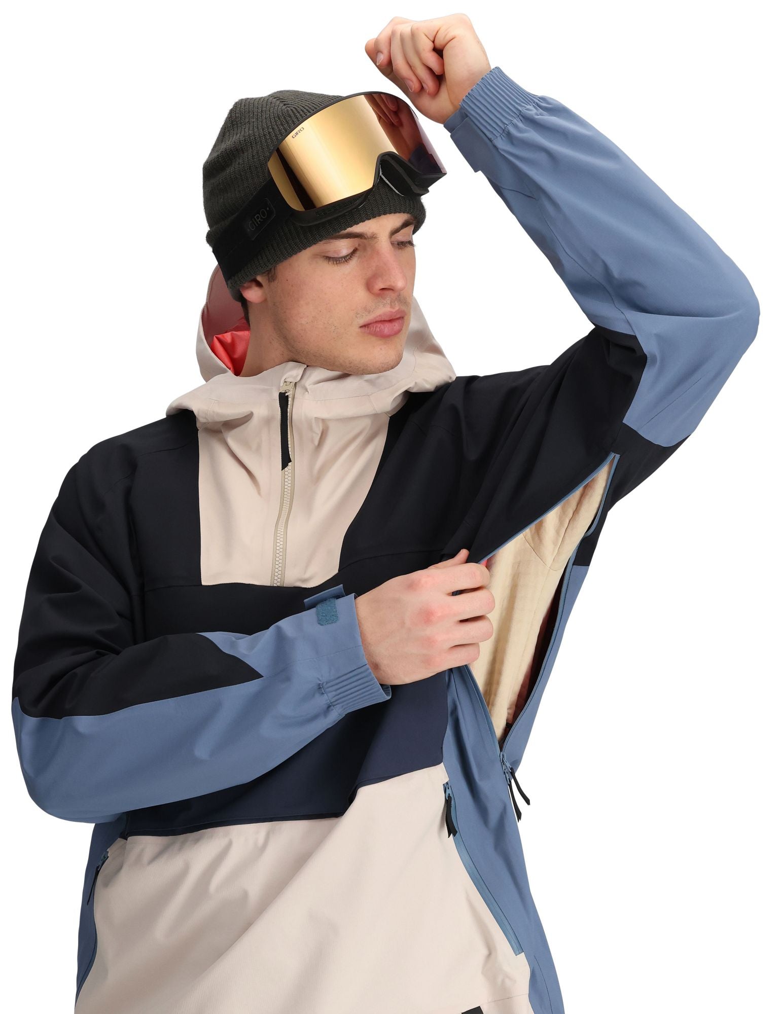[22100-24012] MENS OBERMEYER STEIBIS ANORAK WATERPROOF JACKET