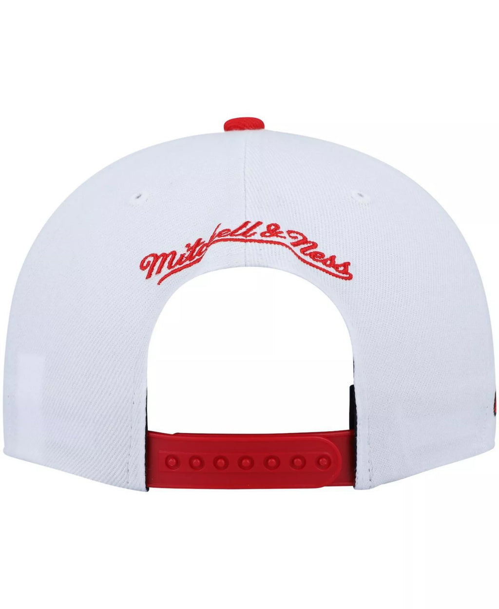 MENS MITCHELL & NESS NBA SIDE CORE 2.0 SNAPBACK HWC BULLS - WHITE-RED