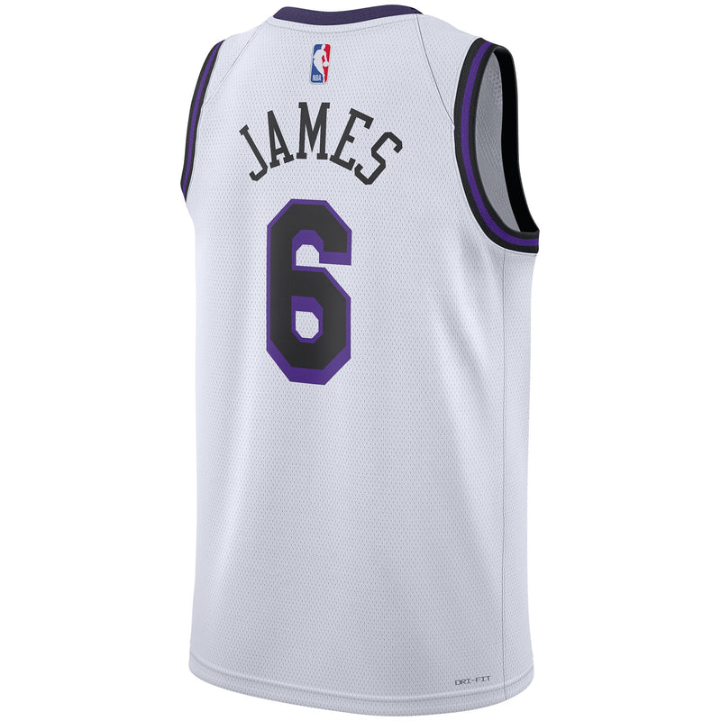 [DO9597-101] Mens Nike LEBRON JAMES LA LAKERS CITY EDITION SWINGMAN JERSEY
