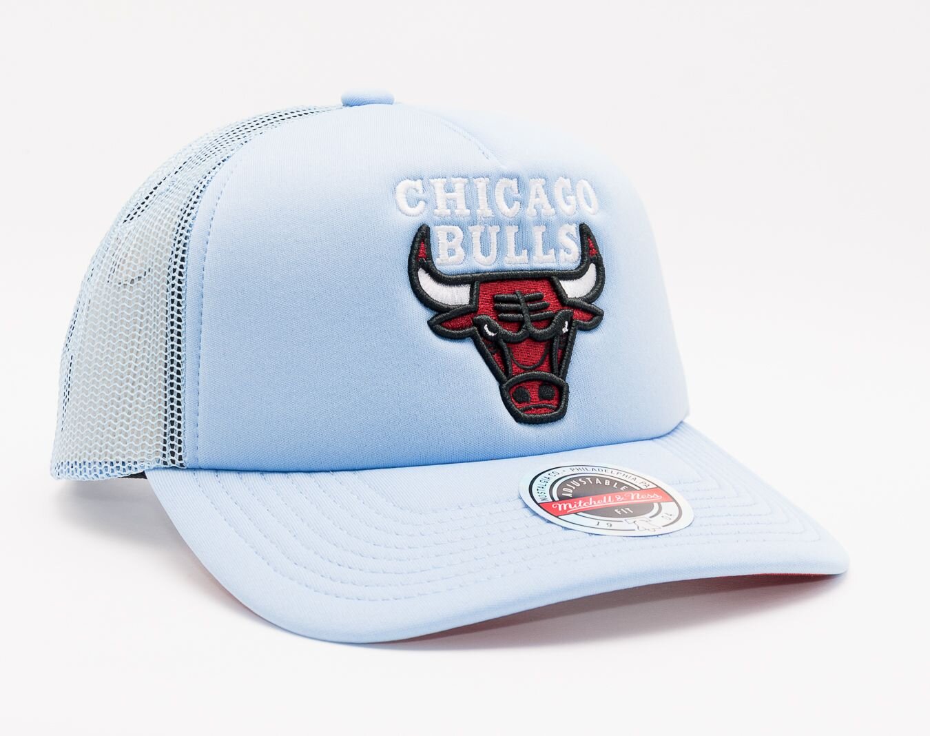 MENS MITCHELL & NESS NBA KEEP ON TRUCKIN TRUCKER BULLS - LIGHT BLUE