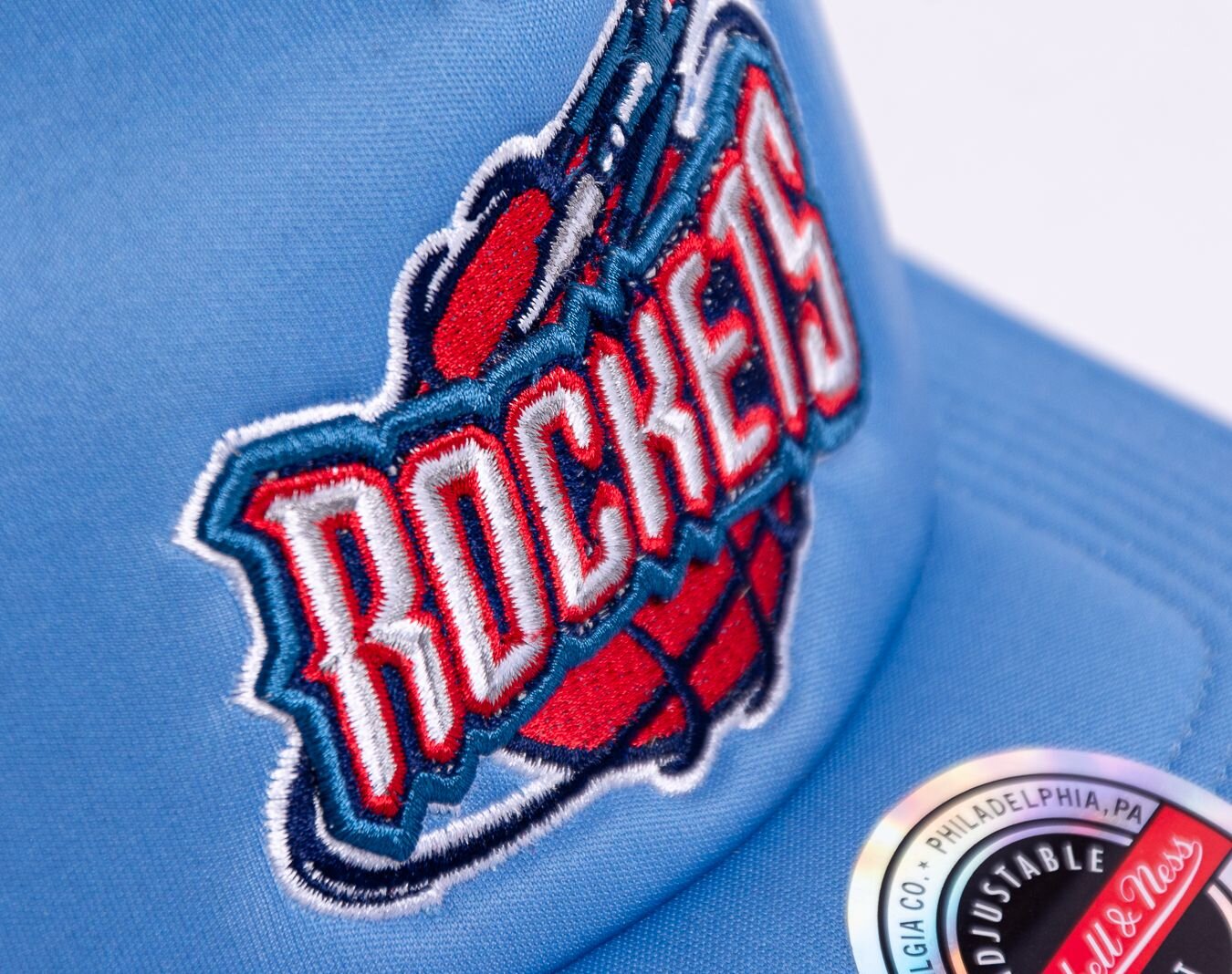 MENS MITCHELL & NESS NBA KEEP ON TRUCKIN TRUCKER HWC ROCKETS - BLUE