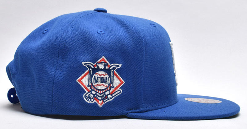[HHSS6745-LADYYPPPBLUE] MENS MITCHELL & NESS MLB LEAGUE PATCH SNAPBACK DODGERS