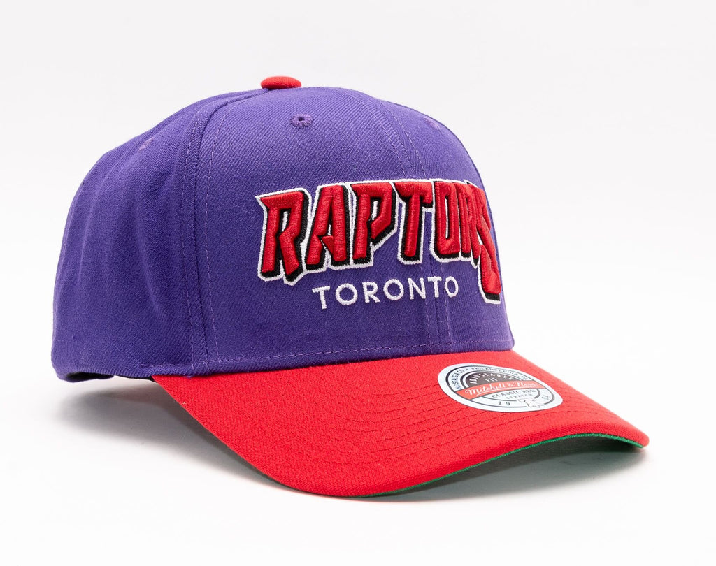 MENS MITCHELL & NESS NBA SHREDDER STRETCH SNAPBACK HWC RAPTORS - PURPLE