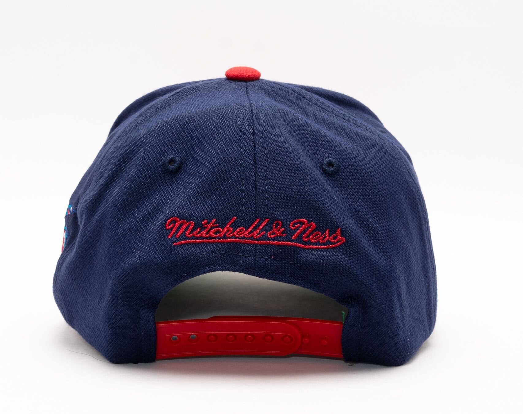 MENS MITCHELL & NESS NBA SHREDDER STRETCH SNAPBACK HWC ROCKETS - BLUE