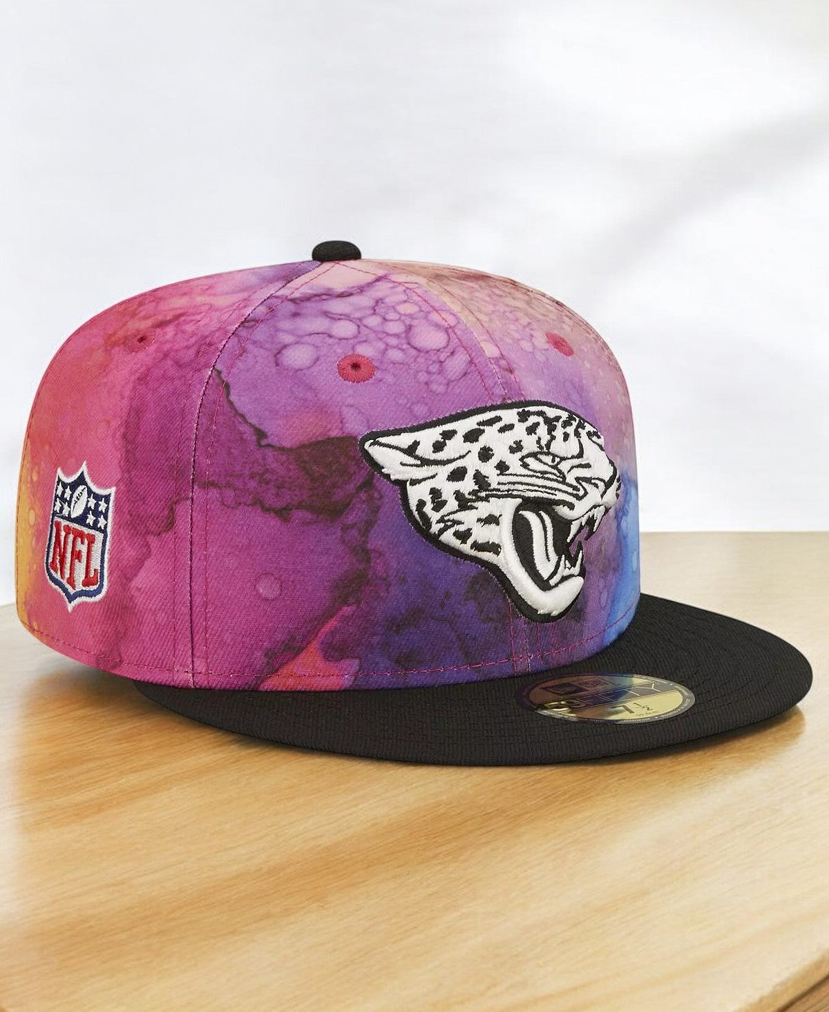 [60290101] MENS NEW ERA NFL JACKSONVILLE JAGUARS 5950 CRUCIAL CATCH FITTED
