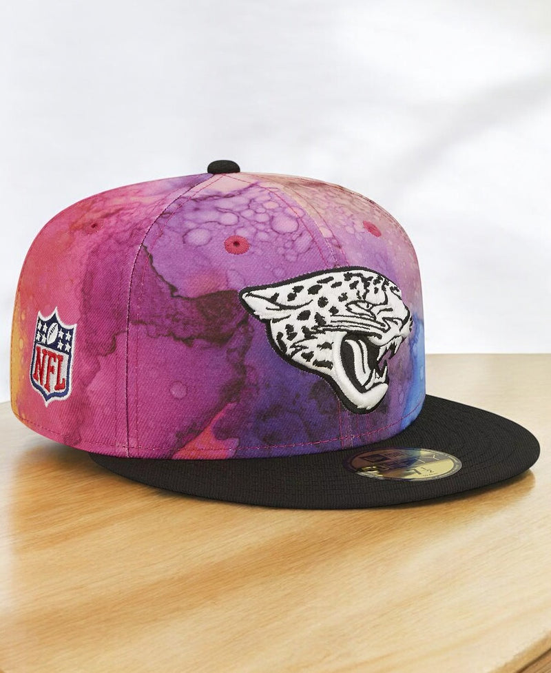 [60290101] MENS NEW ERA NFL JACKSONVILLE JAGUARS 5950 CRUCIAL CATCH FITTED
