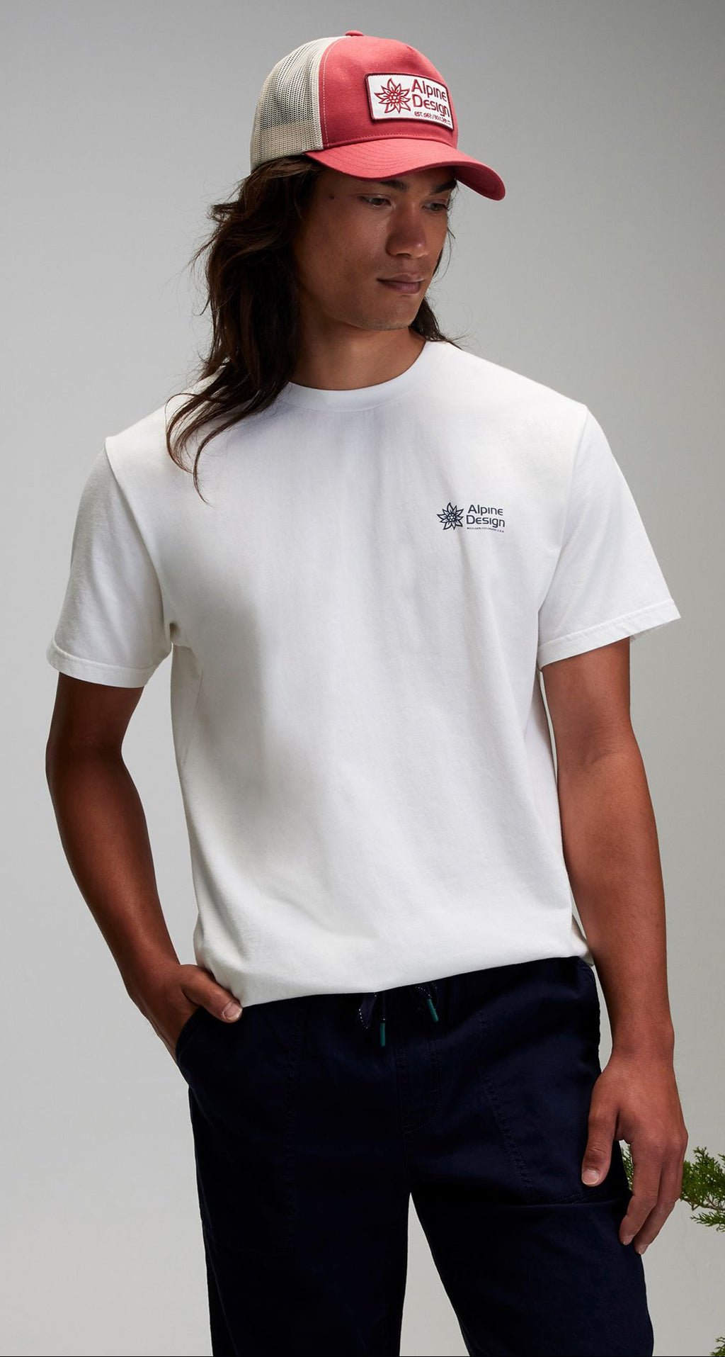 [ADM24100-WM] MENS ALPINE DESIGN AD HIKE SS SHORT SLEEVE GRAPHIC UPF 30+ T-SHIRT