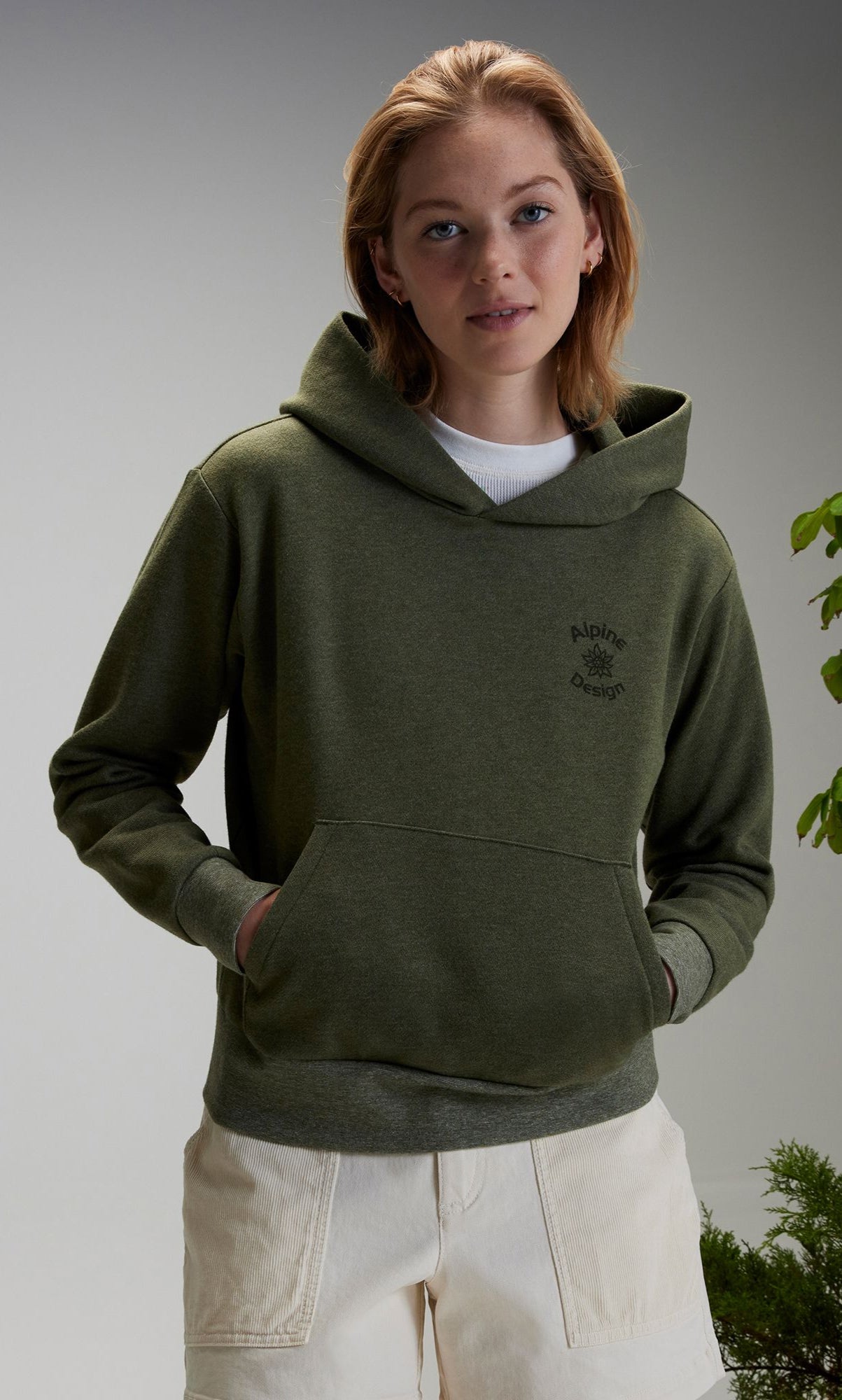 [ADW24600H-OHH] WOMENS ALPINE DESIGN AD HIKE RELAXED FIT PULLOVER HOODIE