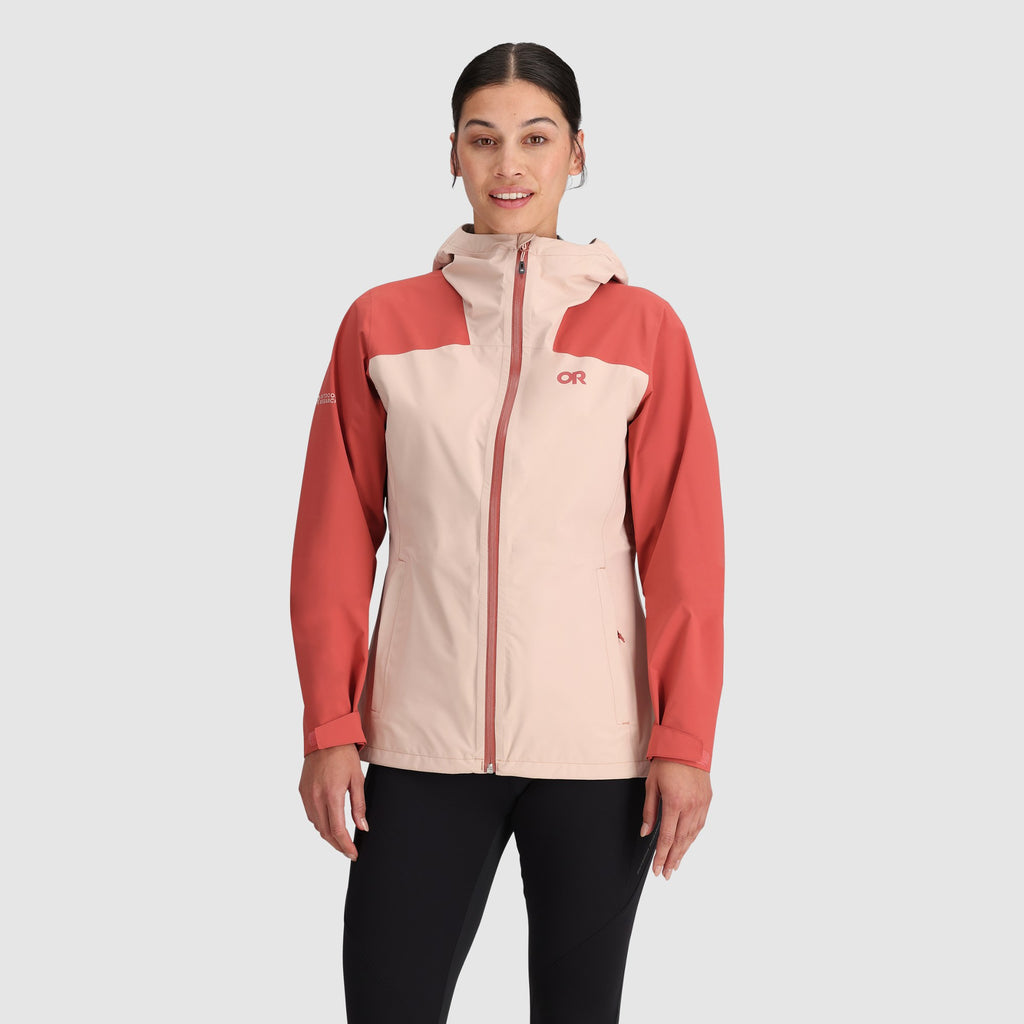 [300894-2718] WOMENS OUTDOOR RESEARCH STRATOBURST STRETCH WATERPROOF RAIN JACKET