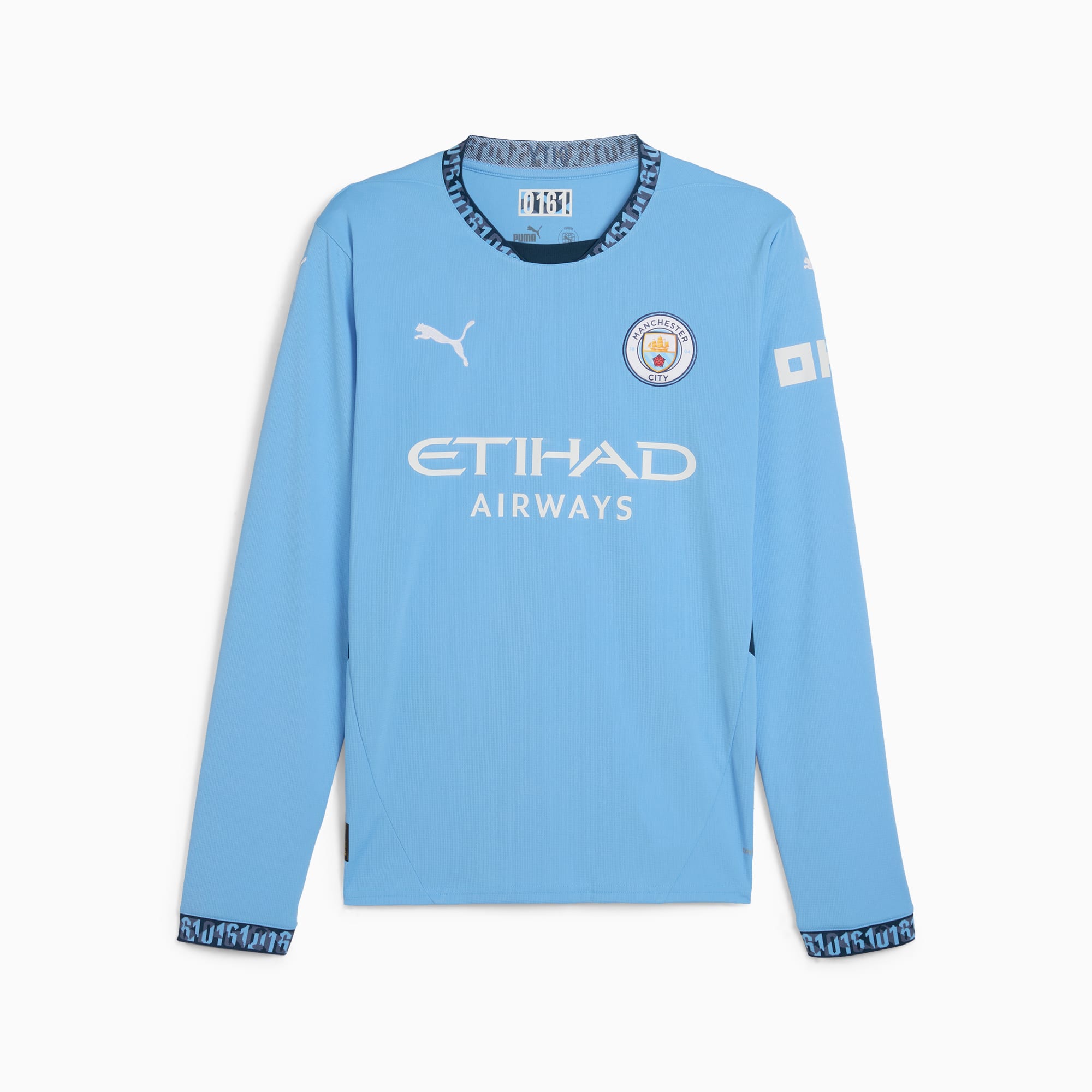 [775076-01] MENS PUMA MCFC HOME JERSEY REPLICA LS