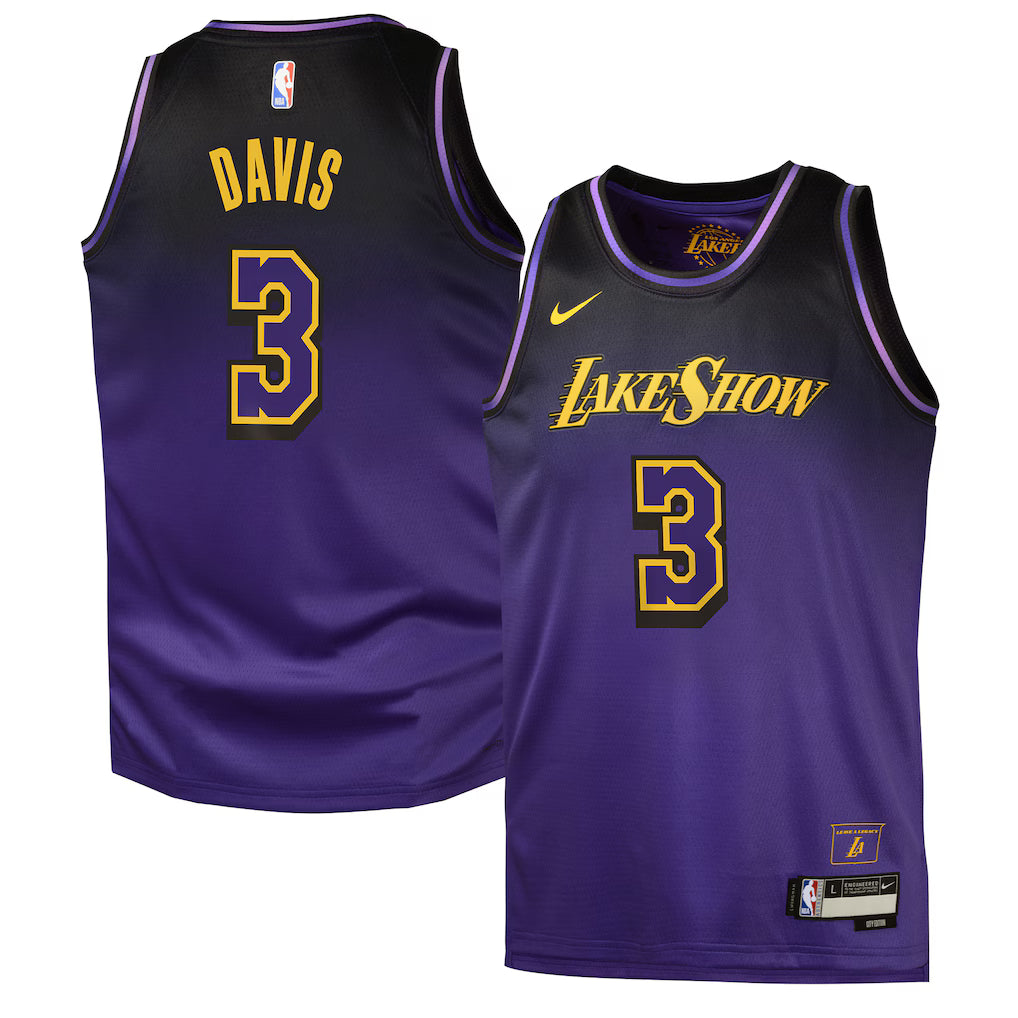Youth Nike NBA ANTHONY DAVIS LOS ANGELES LAKERS SWINGMAN JERSEY
