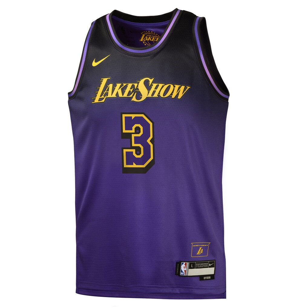 Youth Nike NBA ANTHONY DAVIS LOS ANGELES LAKERS SWINGMAN JERSEY