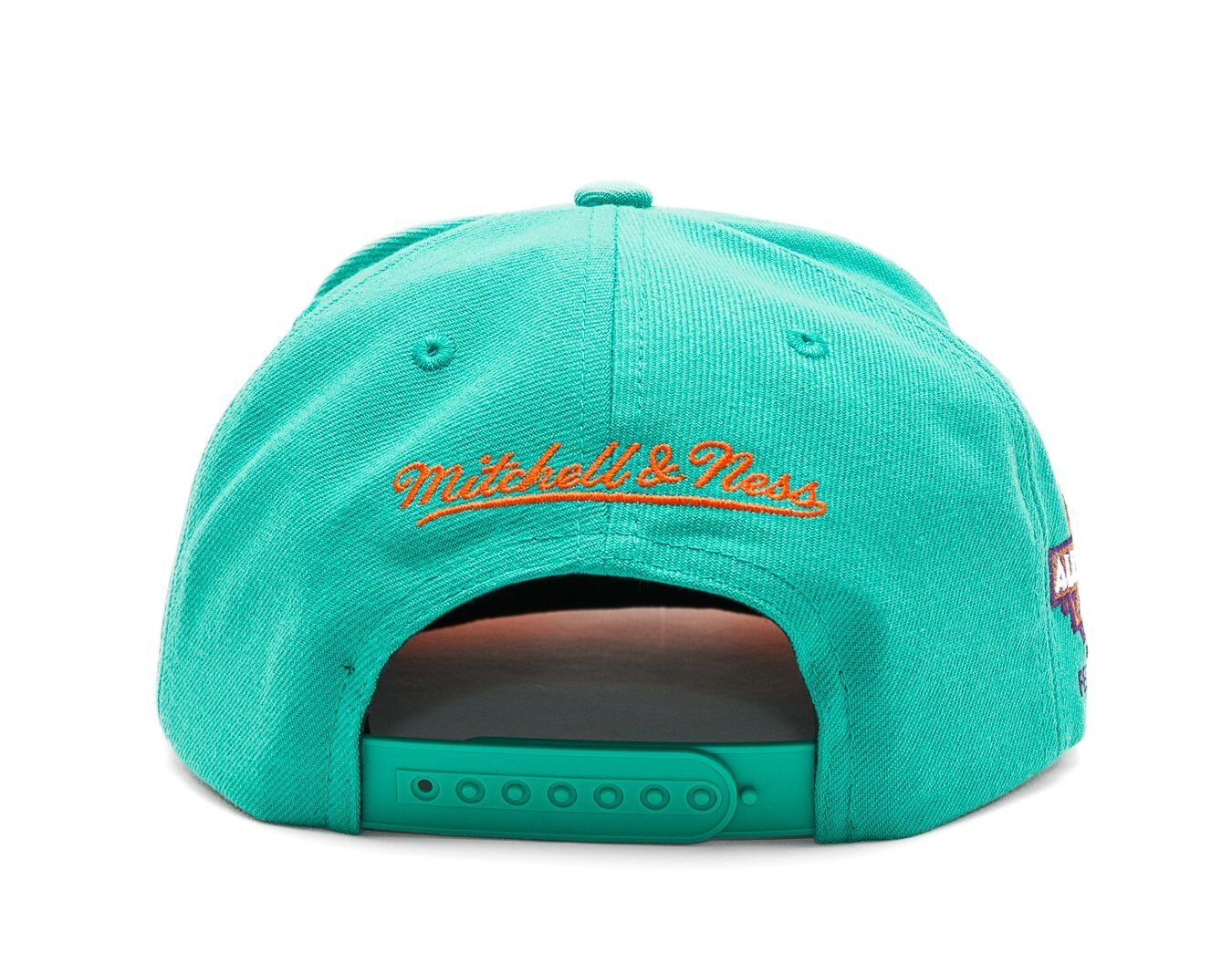 MENS MITCHELL & NESS NBA DESERT GREEN SNAPBACK HWC RAPTORS - TEAL