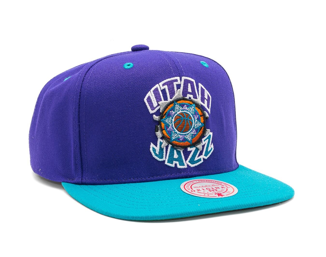 MENS MITCHELL & NESS NBA BREAKTHROUGH SNAPBACK HWC JAZZ - PURPLE