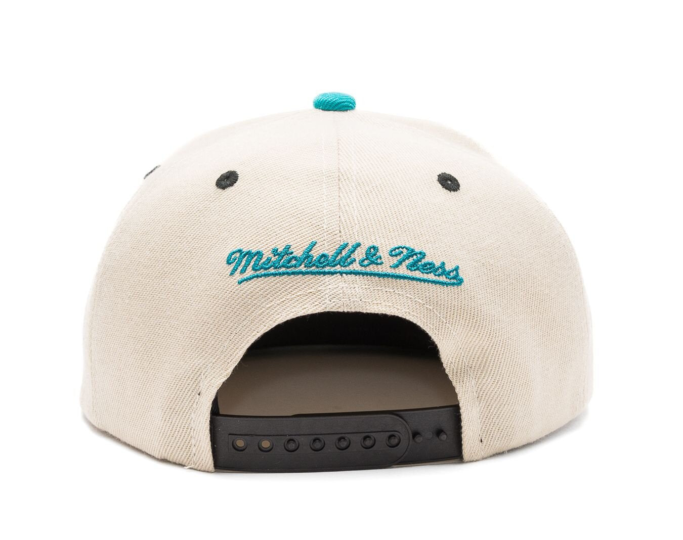 MENS MITCHELL & NESS NHL POP PANEL SNAPBACK SHARKS - OFF WHITE