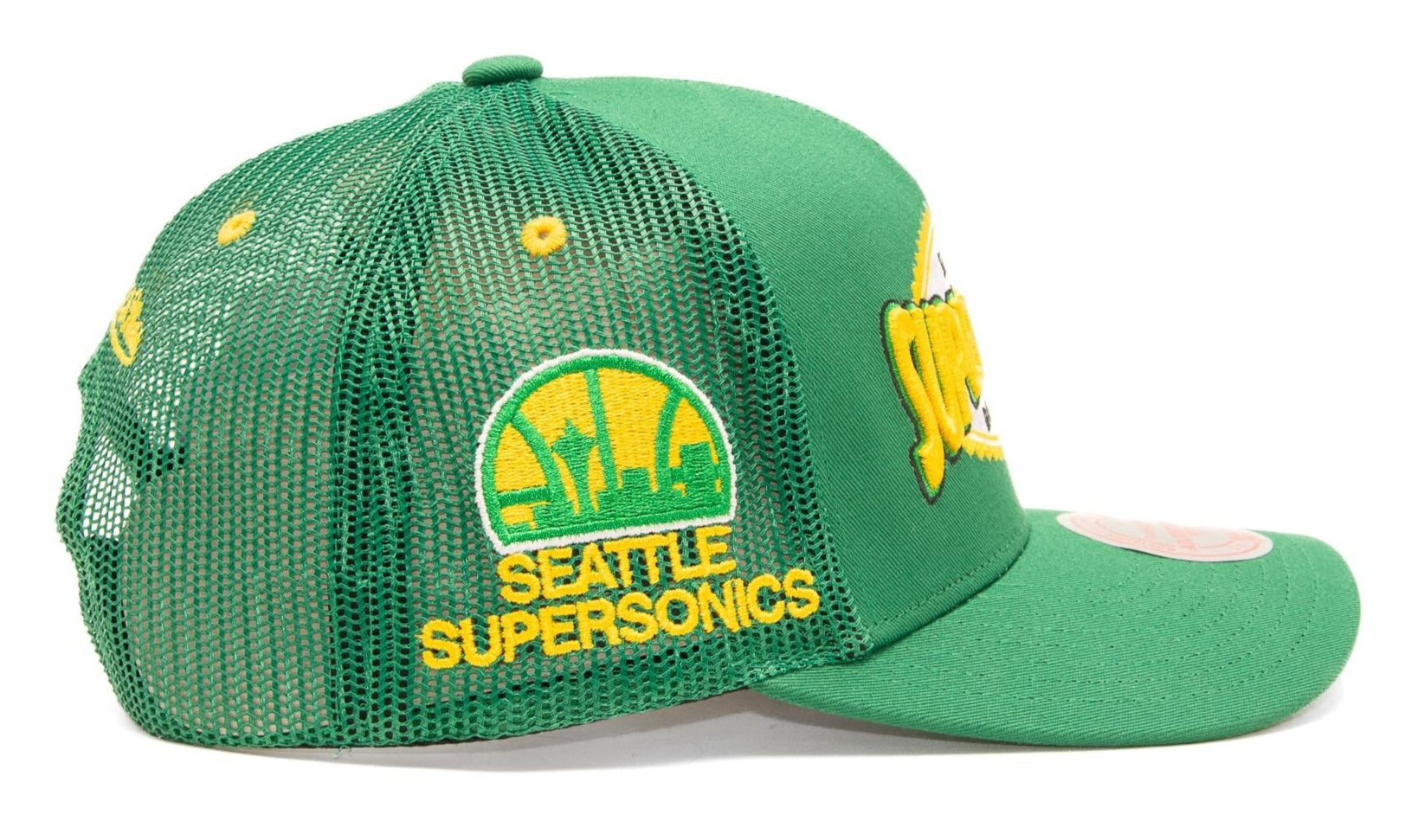 MENS MITCHELL & NESS NBA TEAM SEAL TRUCKER HWC SUPERSONICS