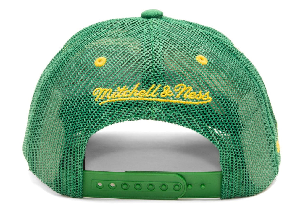 MENS MITCHELL & NESS NBA TEAM SEAL TRUCKER HWC SUPERSONICS