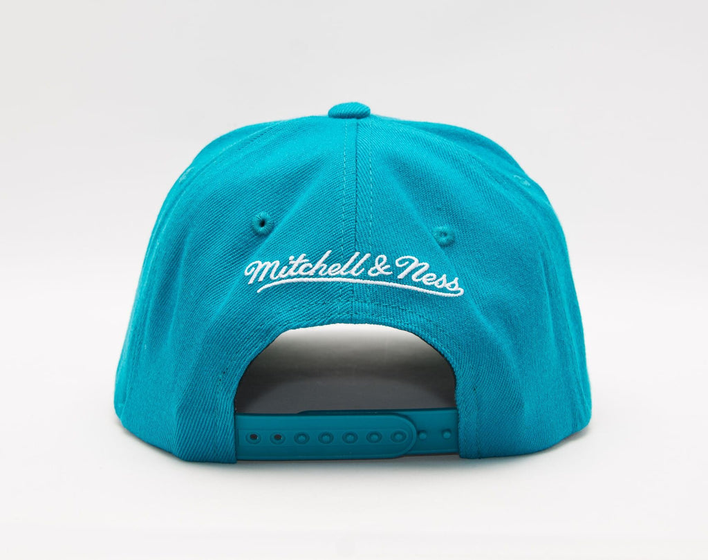 MENS MITCHELL & NESS NBA TEAM GROUND 2.0 STRETCH SNAPBACK HWC PISTONS - TEAL
