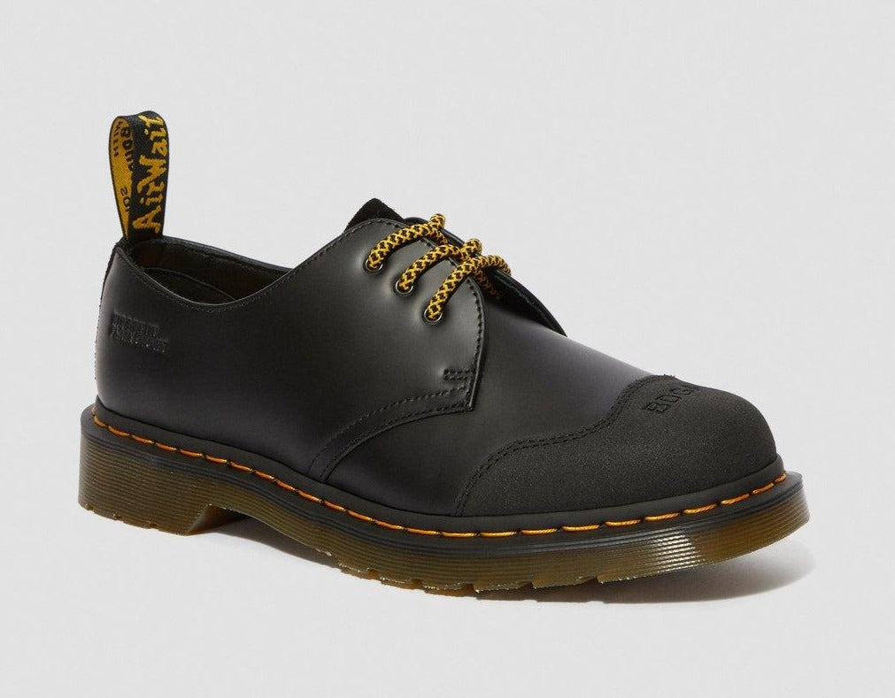 [25984001] Mens Dr. Martens BODEGA X 1461 SMOOTH TECTUFF 'BLACK'