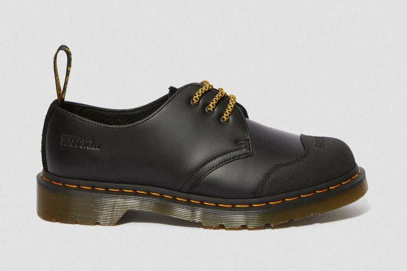[25984001] Mens Dr. Martens BODEGA X 1461 SMOOTH TECTUFF 'BLACK'