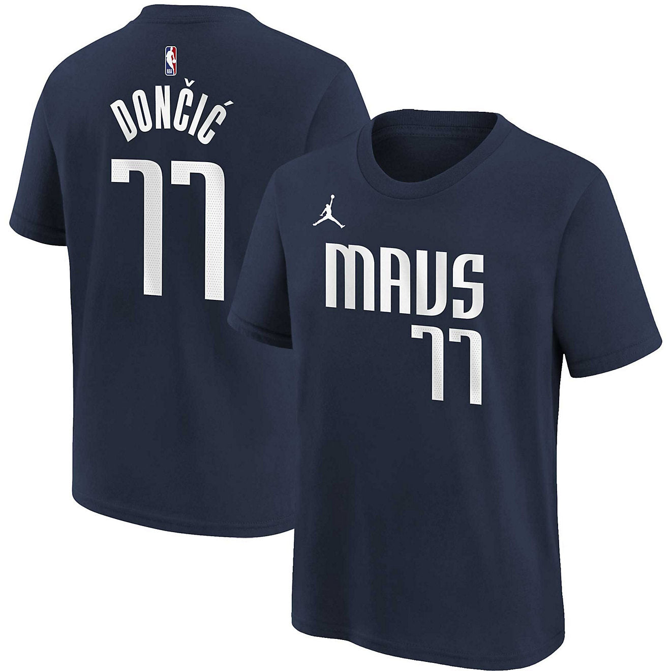 [9Y2B7HDC4-MAVDL] YOUTH NIKE NBA MAVERICKS 'DONCIC 77' 22 STATEMENT N&N T-SHIRT