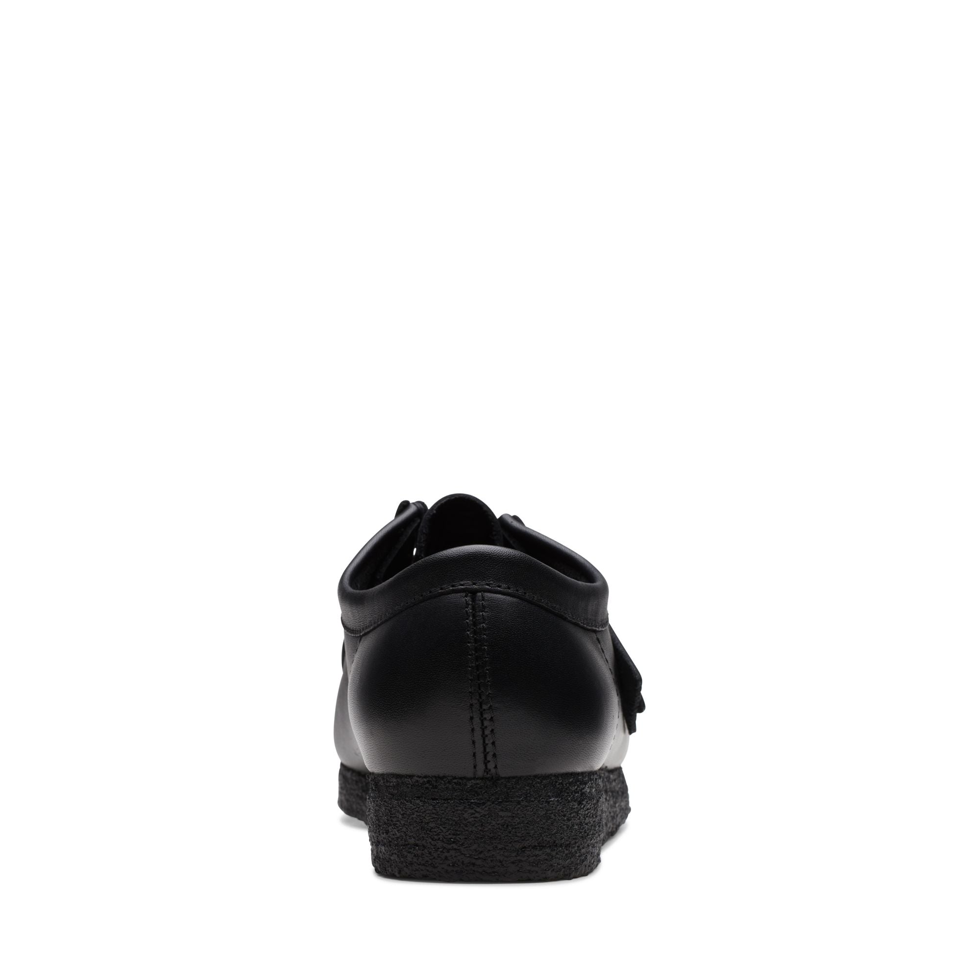 [26155514] MENS CLARKS WALLABEE LOW - BLACK LEATHER