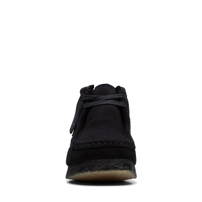 [26155517] MENS CLARKS WALLABEE BOOT - BLACK SUEDE
