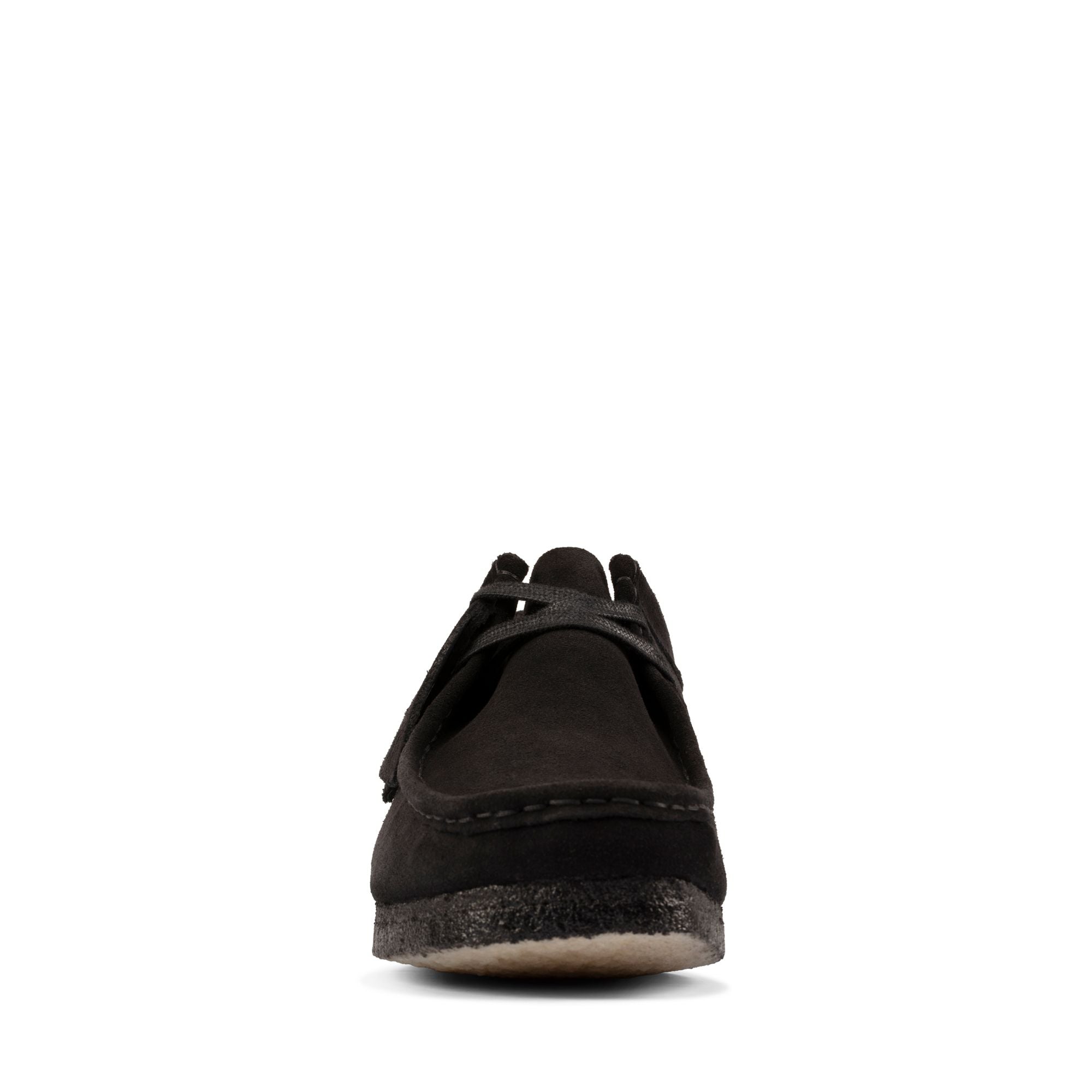 [26155519] MENS CLARKS WALLABEE LOW - BLACK SUEDE