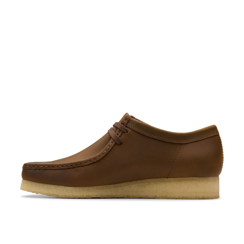 [26156605] MENS CLARKS WALLABEE LOW - BEESWAX