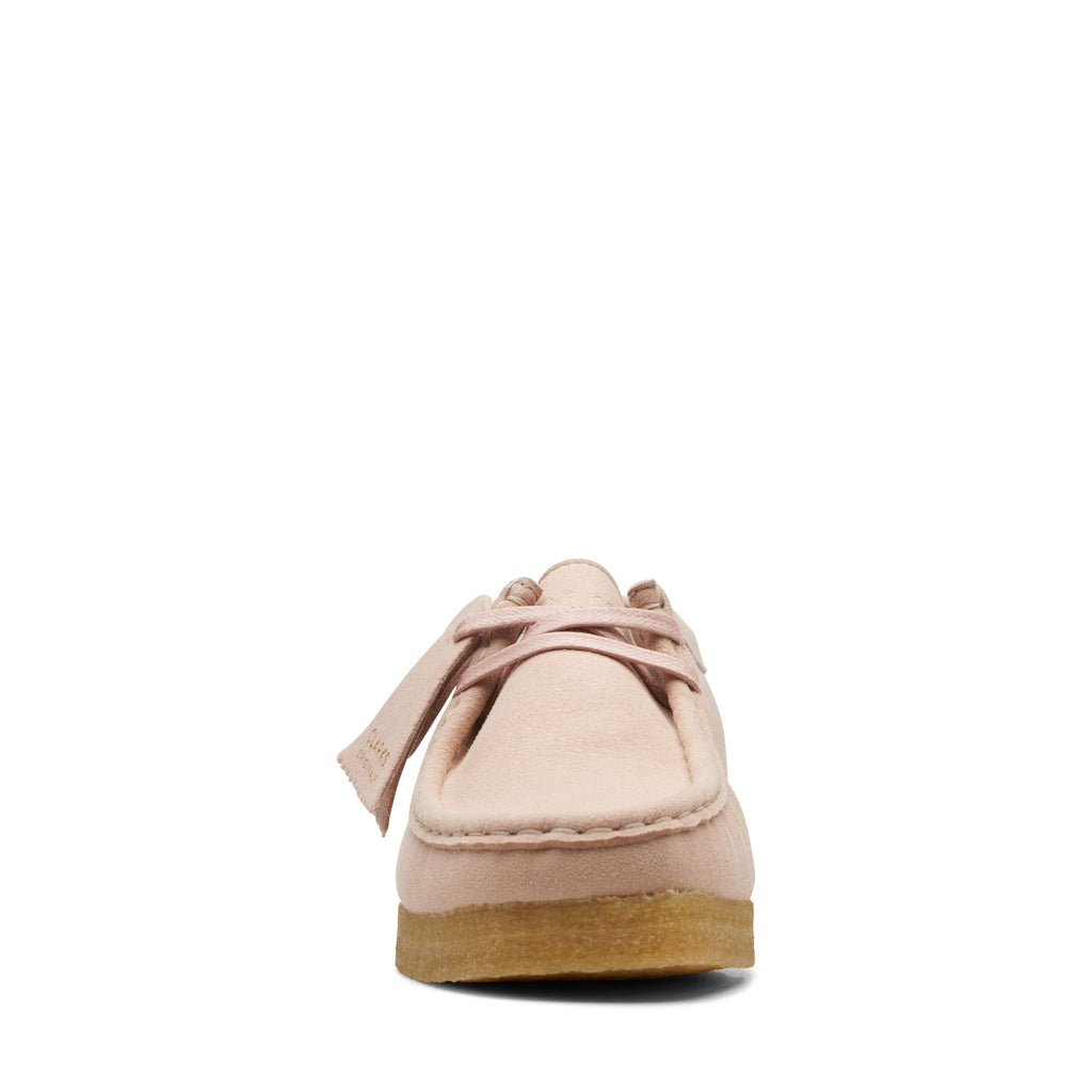 [26169435] WOMENS CLARKS WALLABEE BLUSH SYNTHETIC
