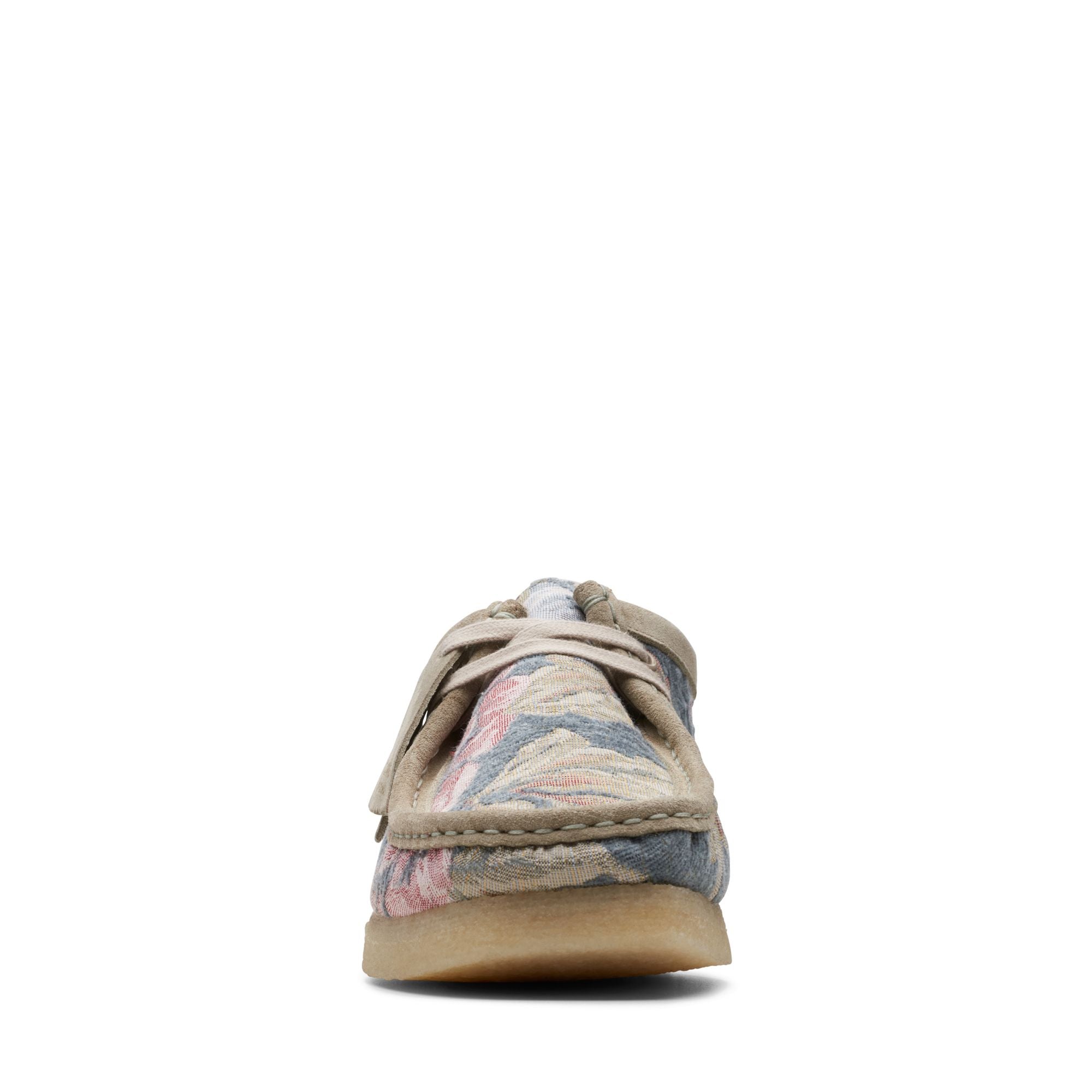 [26169734] Mens Clarks WALLABEE 'GREY FLORAL'