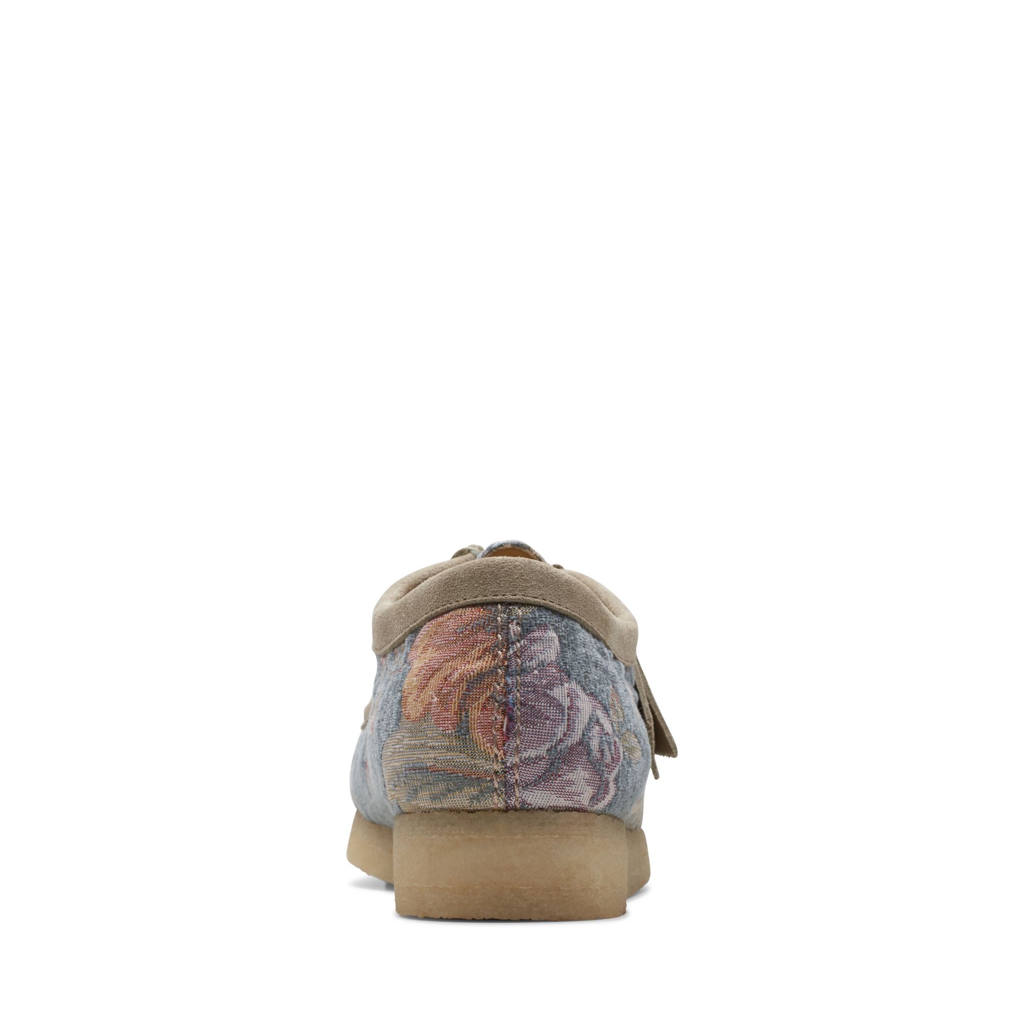 [26169734] Mens Clarks WALLABEE 'GREY FLORAL'