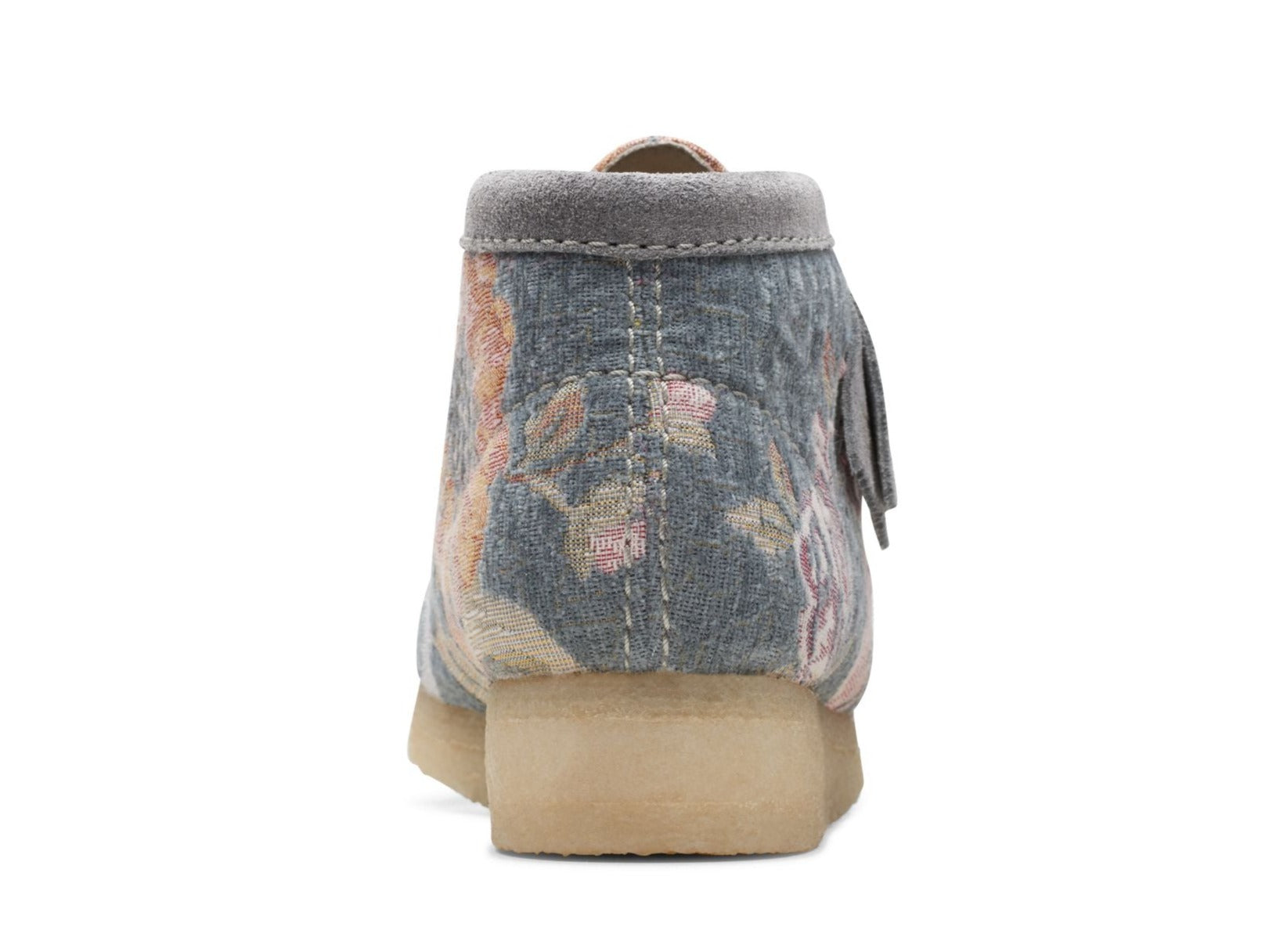 [26169842] Womens Clarks WALLABEE BOOT BLUE FLORAL