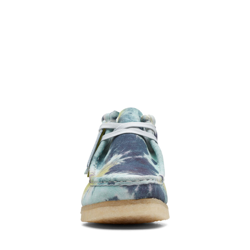 [26169843] WOMENS CLARKS WALLABEE BOOT TURQUOISE TIEDYE