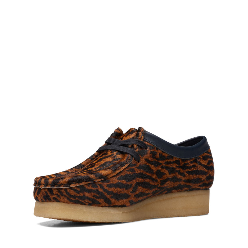 [26169920] WOMENS CLARKS WALLABEE TORTOISESHELL