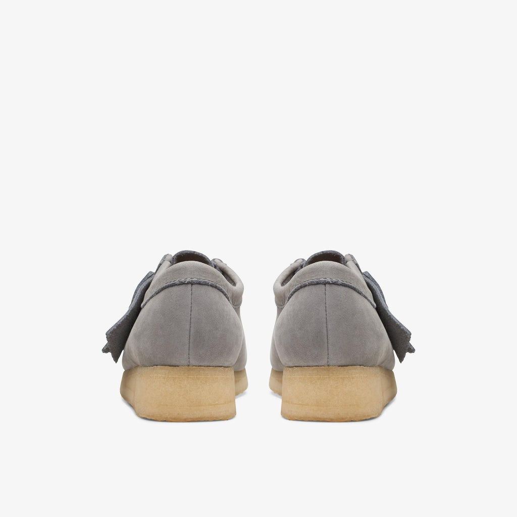 [26169921] Womens CLARKS WALLABEE - GREY NUBUCK