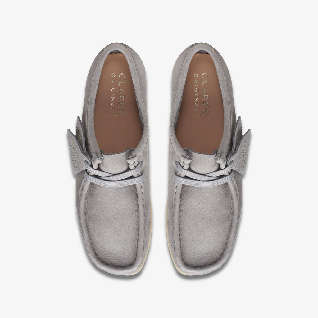 [26169921] Womens CLARKS WALLABEE - GREY NUBUCK