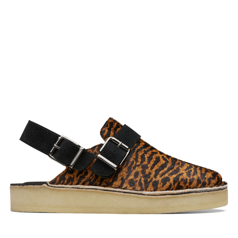 [26169977] WOMENS CLARKS TREK MULE TORTOISESHELL