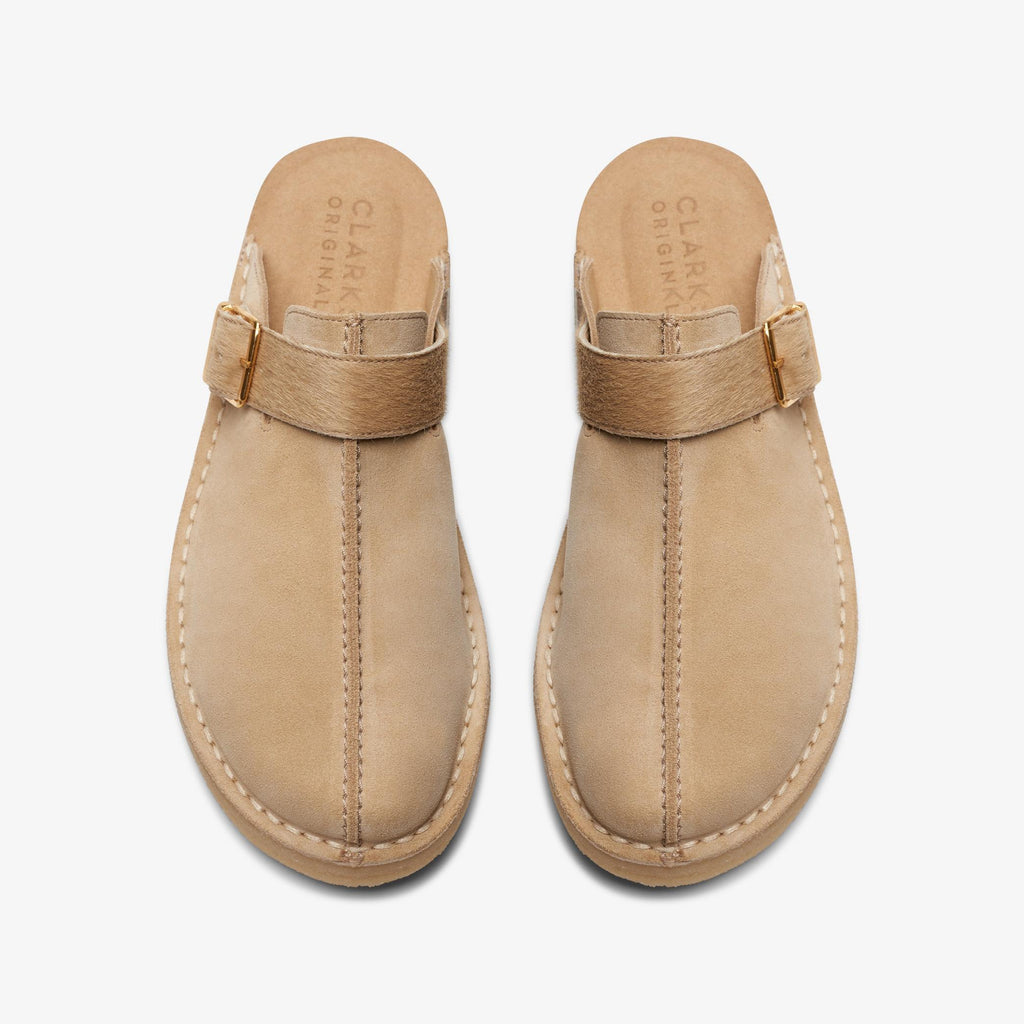 [26171989] Mens CLARKS TREK MULE - TAUPE INTEREST