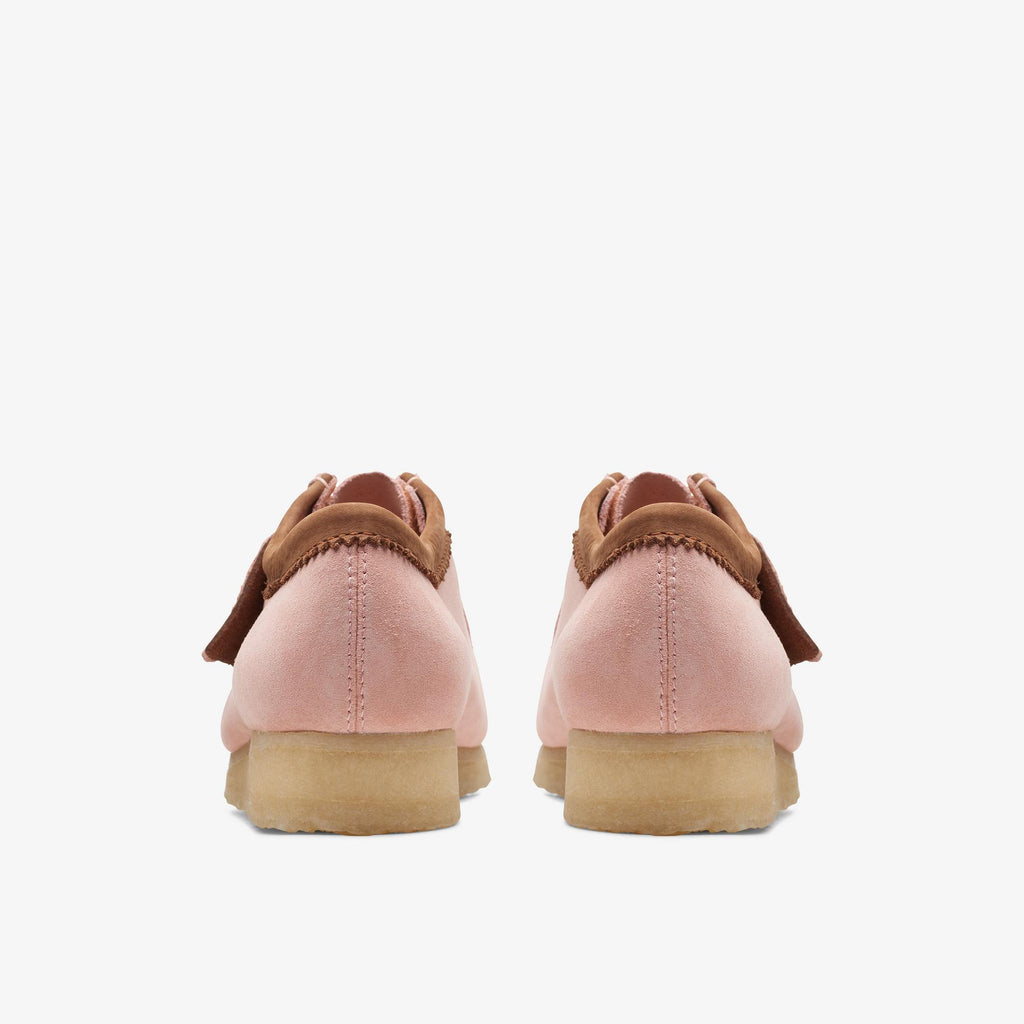 [26171990] Mens CLARKS WALLABEE - PINK COMBI SDE